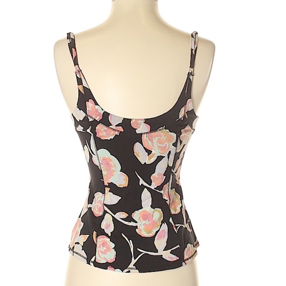Free People Black Floral Tank - Picture 2 of 6